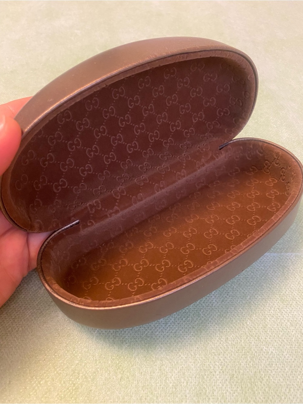 Vintage (90’s) Gucci Brown Hard Shell Sunglasses Case. Authentic - Picture 3 of 4